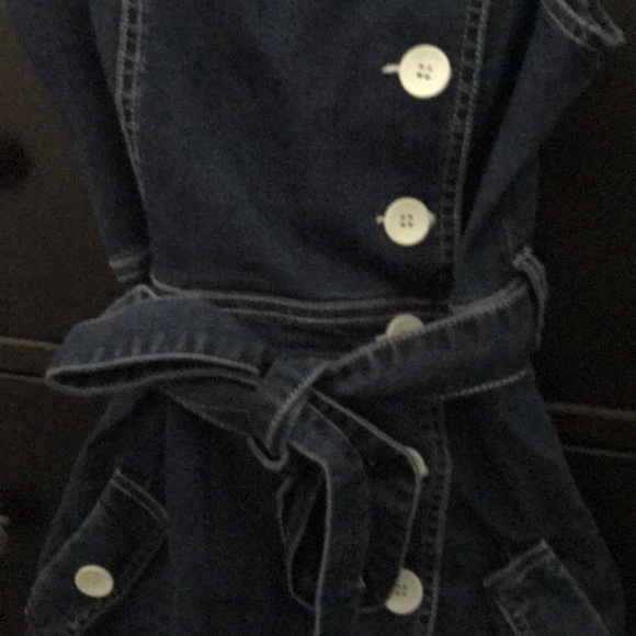 Mebon Denim Jean Pocket Dress Small - Picture 4 of 7